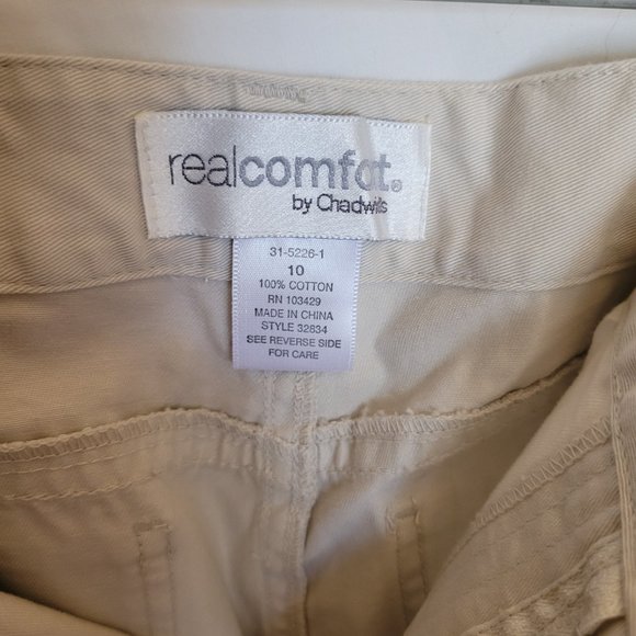 NEW Chadwick's Beige Capri Jeans Size 10 (312) - Picture 12 of 12